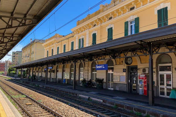 Railway station in Italy