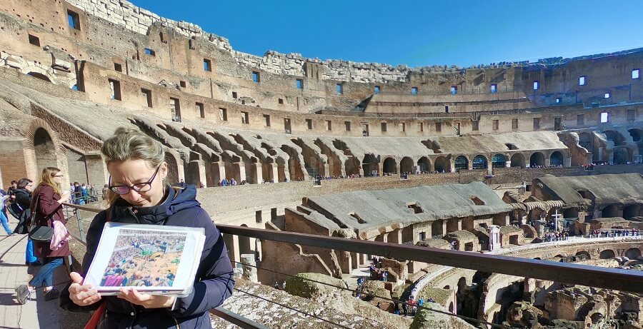 inside rome colosseum